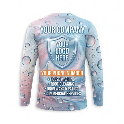 Custom Bleach-Resistant Pressure Washing Uniform Shirt 139