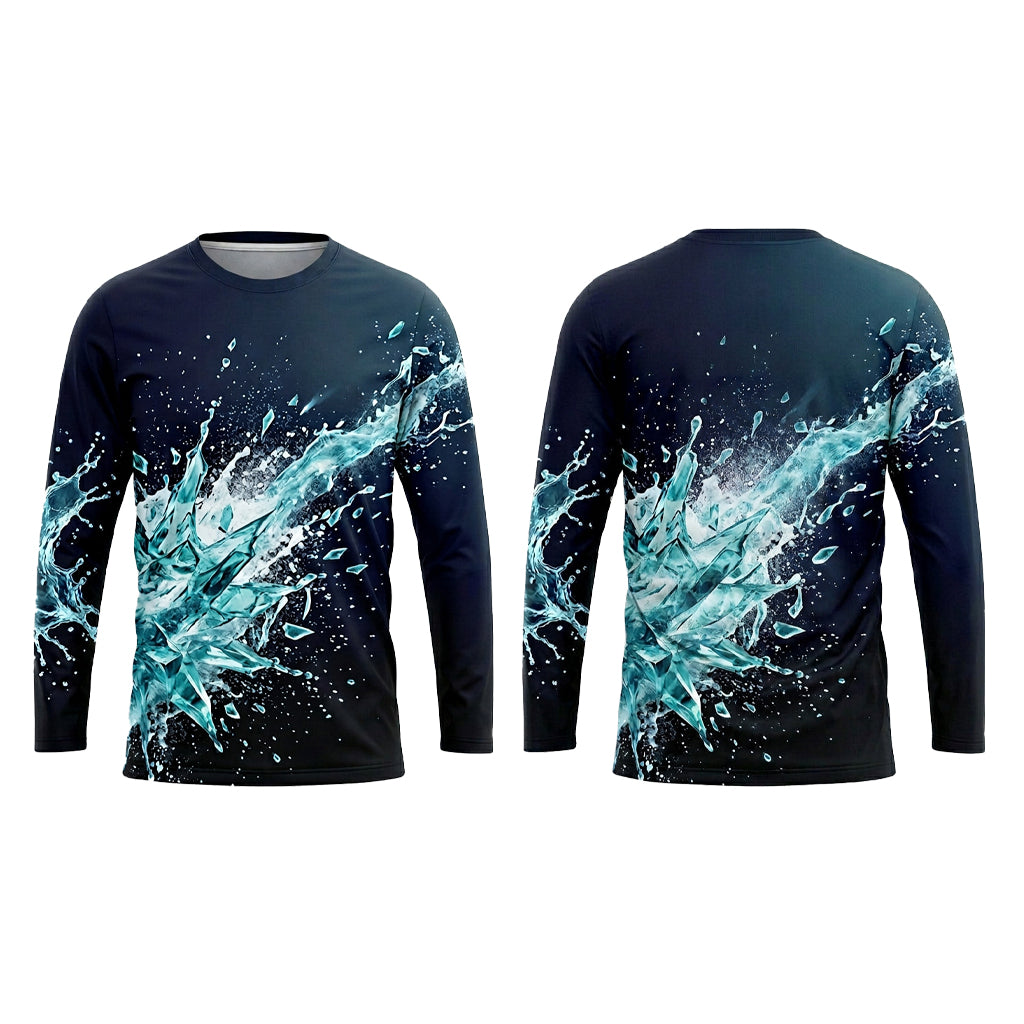 Custom Lime Mist Workwear Pressure Washing Shirt