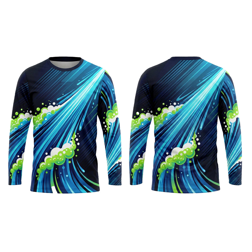 Custom Ocean Surge Crew Pressure Washing Shirt