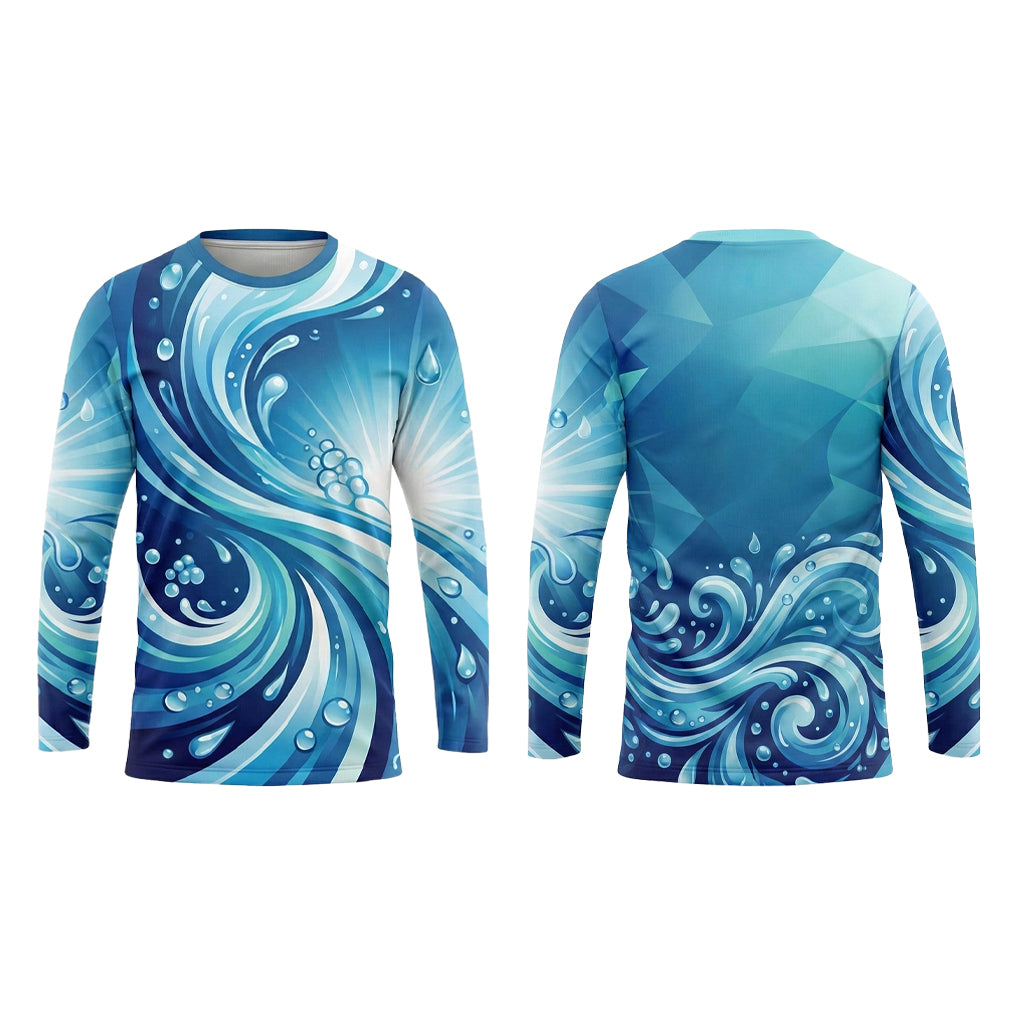 Custom Ocean Surge Workwear Pressure Washing Shirt