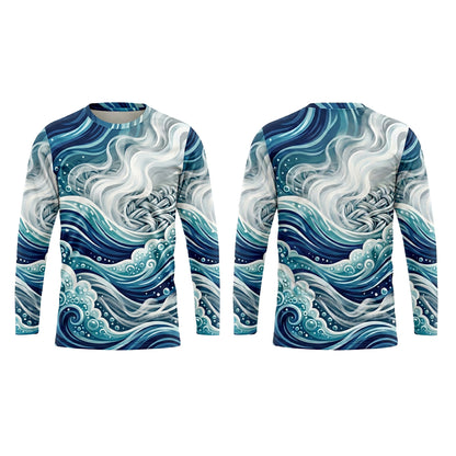 Custom Woven Wave Carpet Cleaning Uniform Shirt