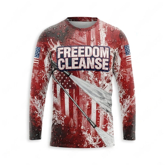 Custom Bleach-Resistant Pressure Washing Uniform Shirt 115