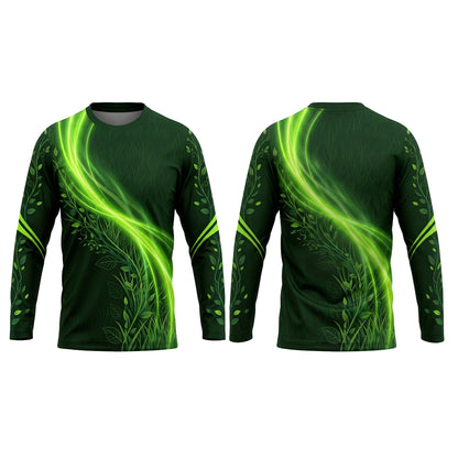 Custom Electric Leaf Sweep Landscaping Uniform Shirt
