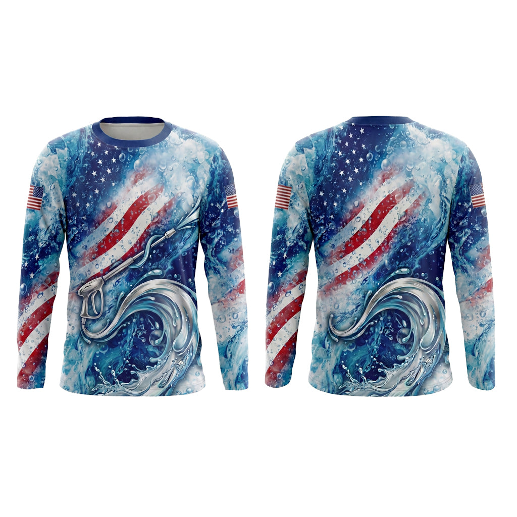 Custom Bubble Flow Pro Pressure Washing Shirt