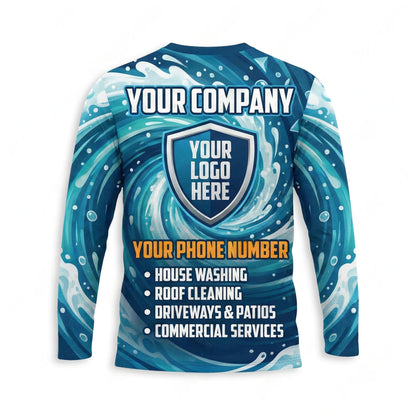 Custom Bleach-Resistant Pressure Washing Uniform Shirt 122