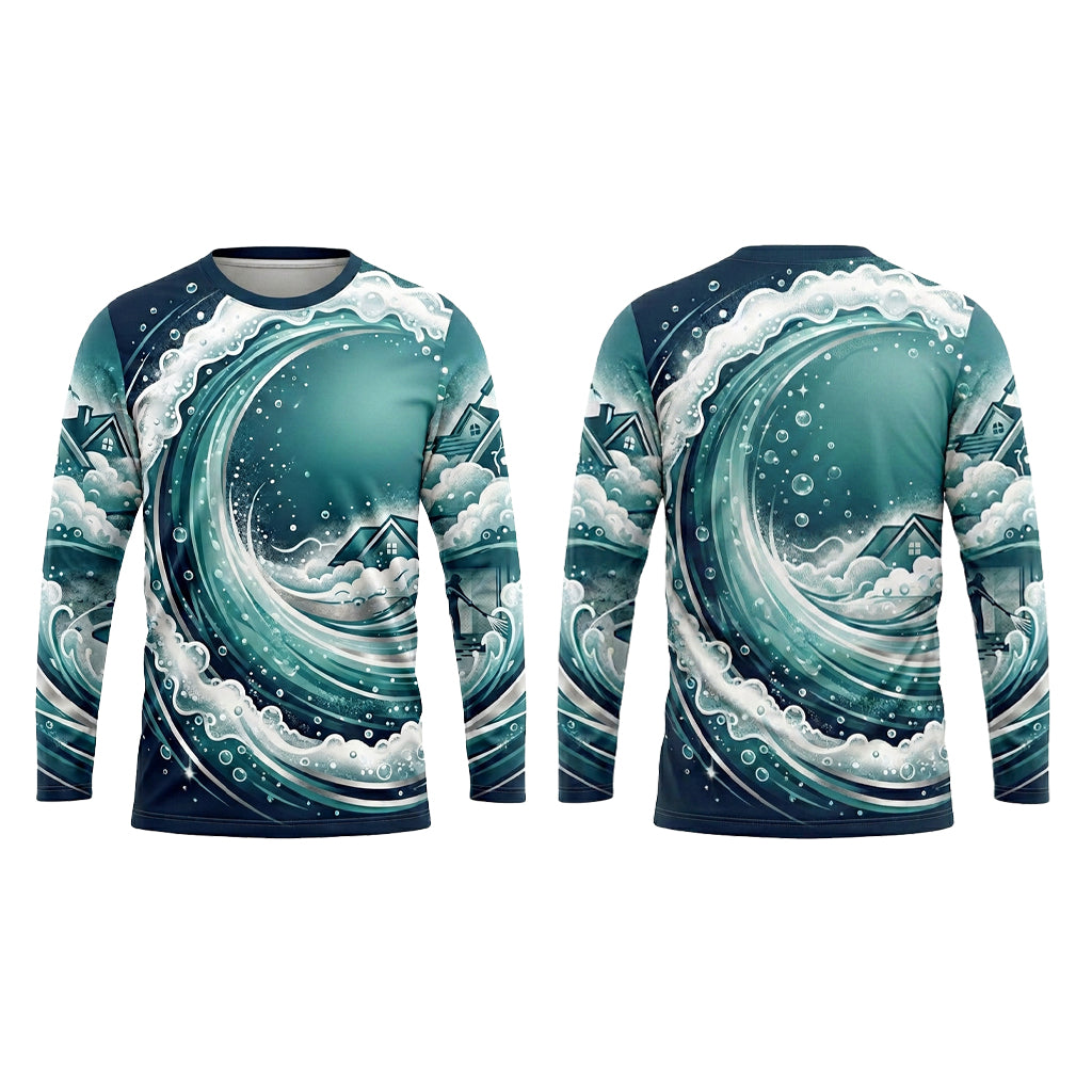 Custom Soft Wash Crew Pressure Washing Shirt