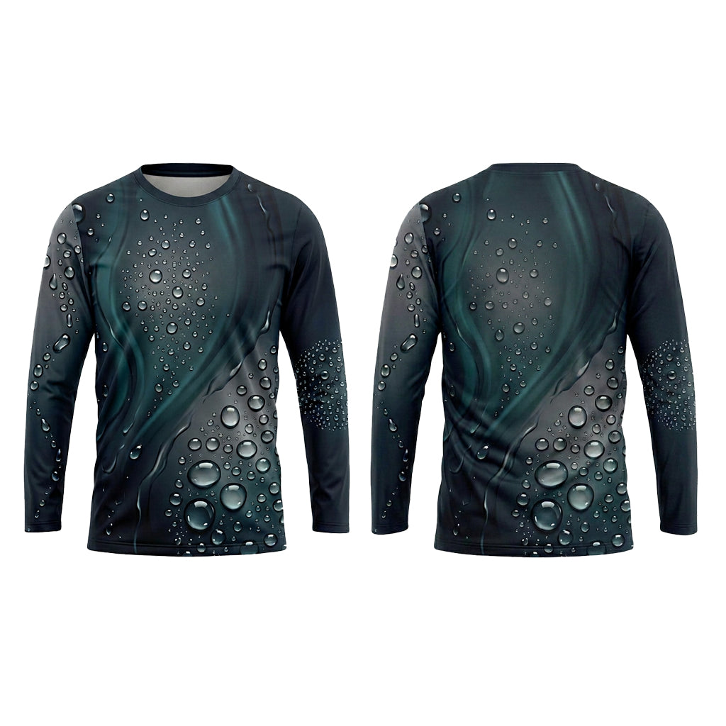 Custom Teal Foam Uniform Pressure Washing Shirt