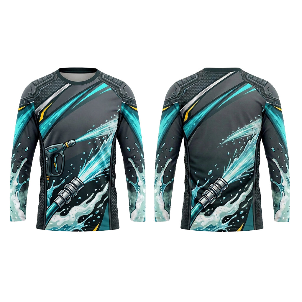 Custom Surface Cleaner Crew Pressure Washing Shirt