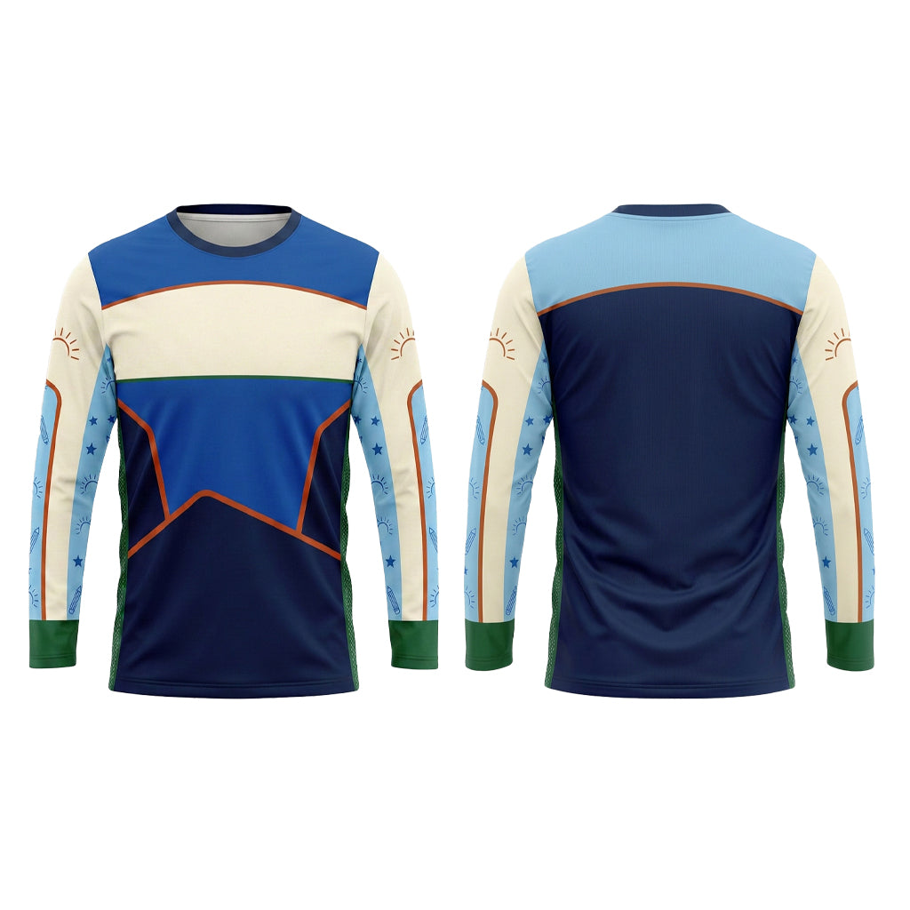 Custom Field Day Stripe School Camp Uniform Shirt