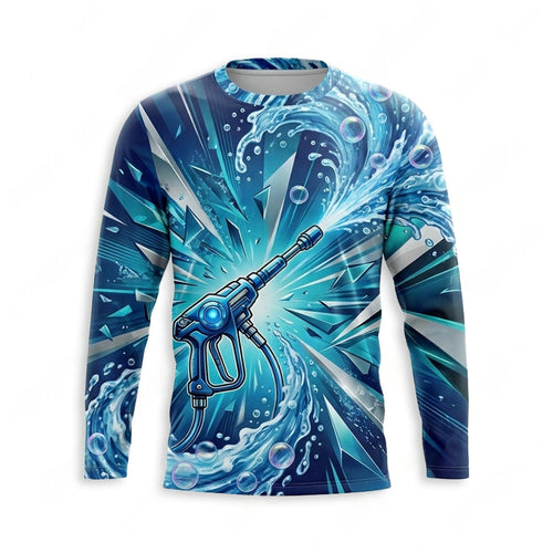 Custom Bleach-Resistant Pressure Washing Uniform Shirt 133