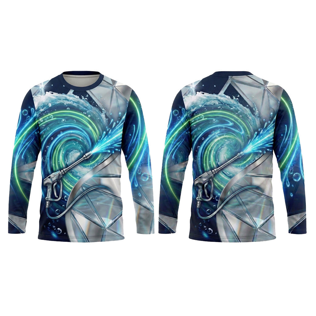 Custom Foam Burst Service Pressure Washing Shirt