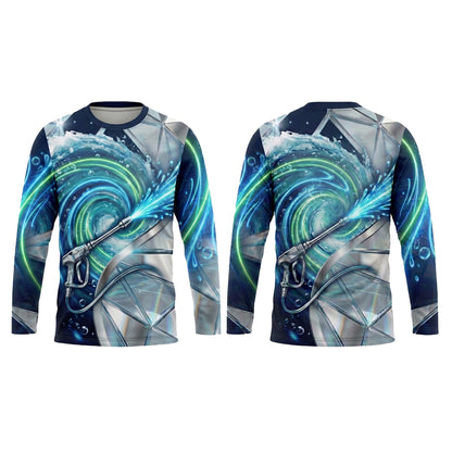 Custom Foam Burst Service Pressure Washing Shirt