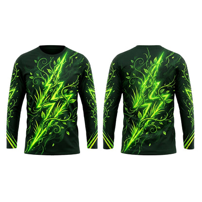 Custom Electric Vine Landscaping Uniform Shirt