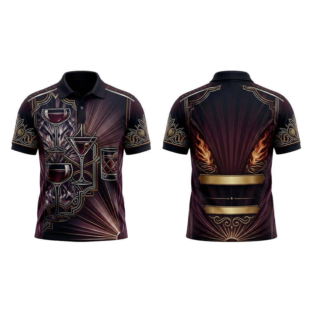 Custom Wine Bar Cocktail Restaurant Uniform Shirt