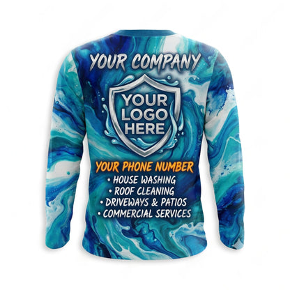 Custom Bleach-Resistant Pressure Washing Uniform Shirt 165
