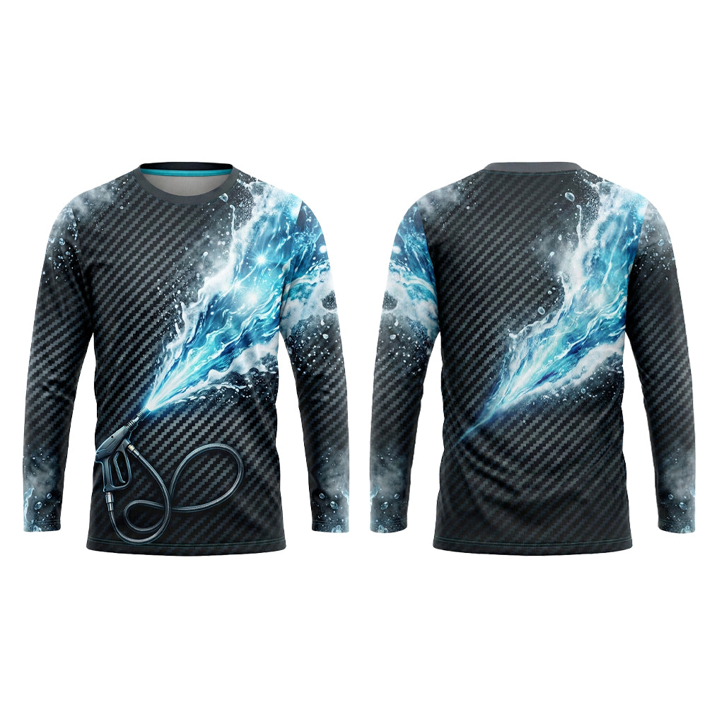 Custom Electric Spray Uniform Pressure Washing Shirt