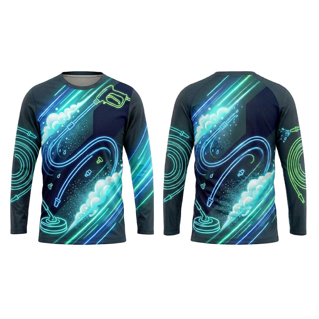 Custom Driveway Stripe Pro Pressure Washing Shirt