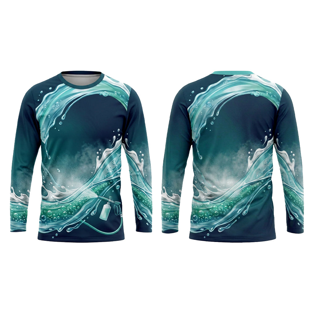 Custom Driveway Stripe Uniform Pressure Washing Shirt