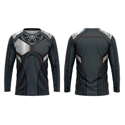 Custom Tire Track Shield Automotive Work Uniform Shirt