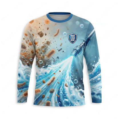 Custom Bleach-Resistant Pressure Washing Uniform Shirt 095