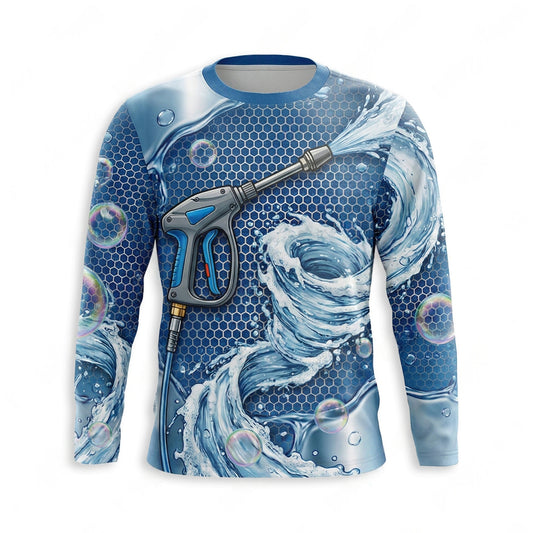 Custom Bleach-Resistant Pressure Washing Uniform Shirt 142