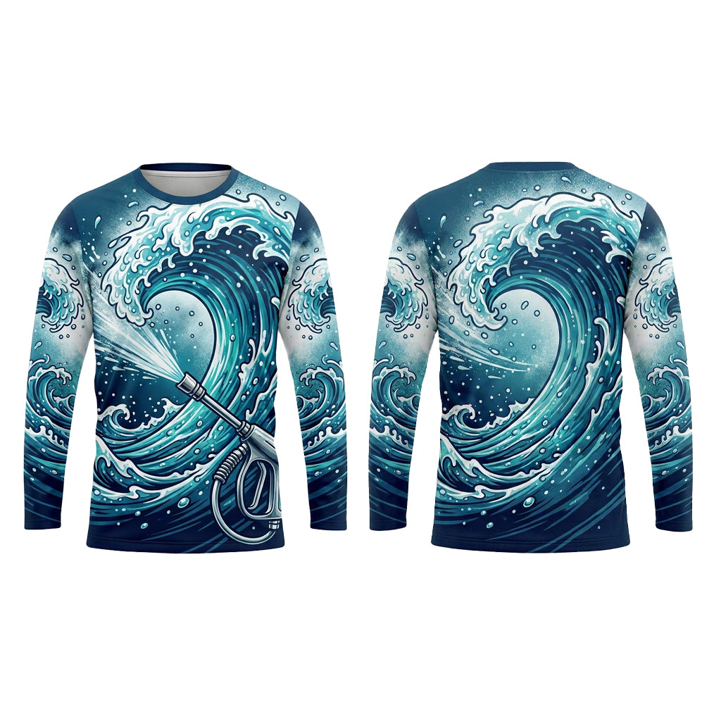 Custom Siding Clean Workwear Pressure Washing Shirt