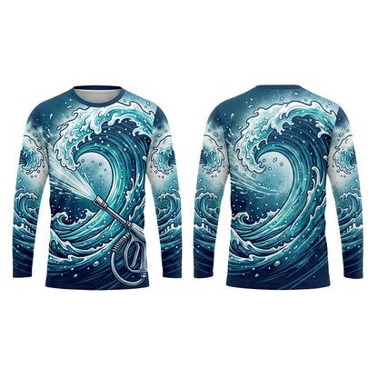 Custom Siding Clean Workwear Pressure Washing Shirt