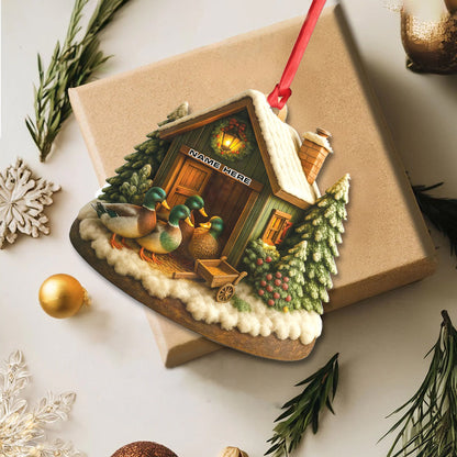 MollyTee Personalized Acrylic Mallard Duck Family Christmas Ornament - Rustic Holiday Cabin Decor for Nature & Wildlife Lovers - image 4