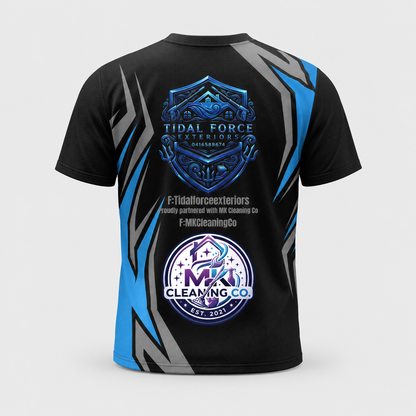 Custom Tidal Force Exteriors Pressure Washing Shirt