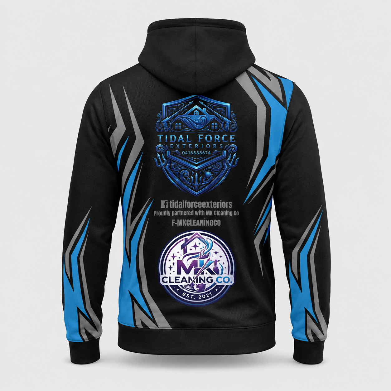 Custom Tidal Force Exteriors Pressure Washing Shirt