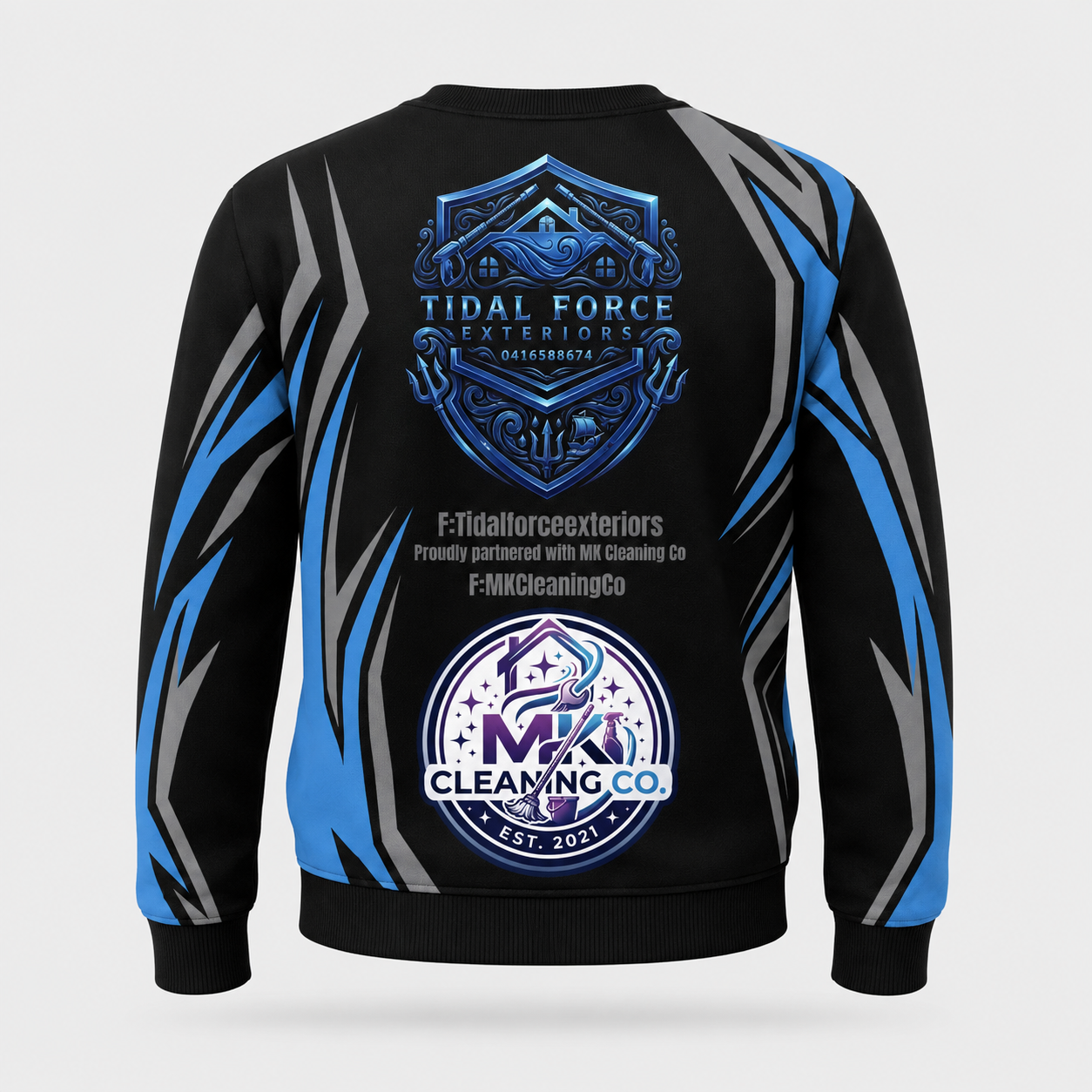 Custom Tidal Force Exteriors Pressure Washing Shirt