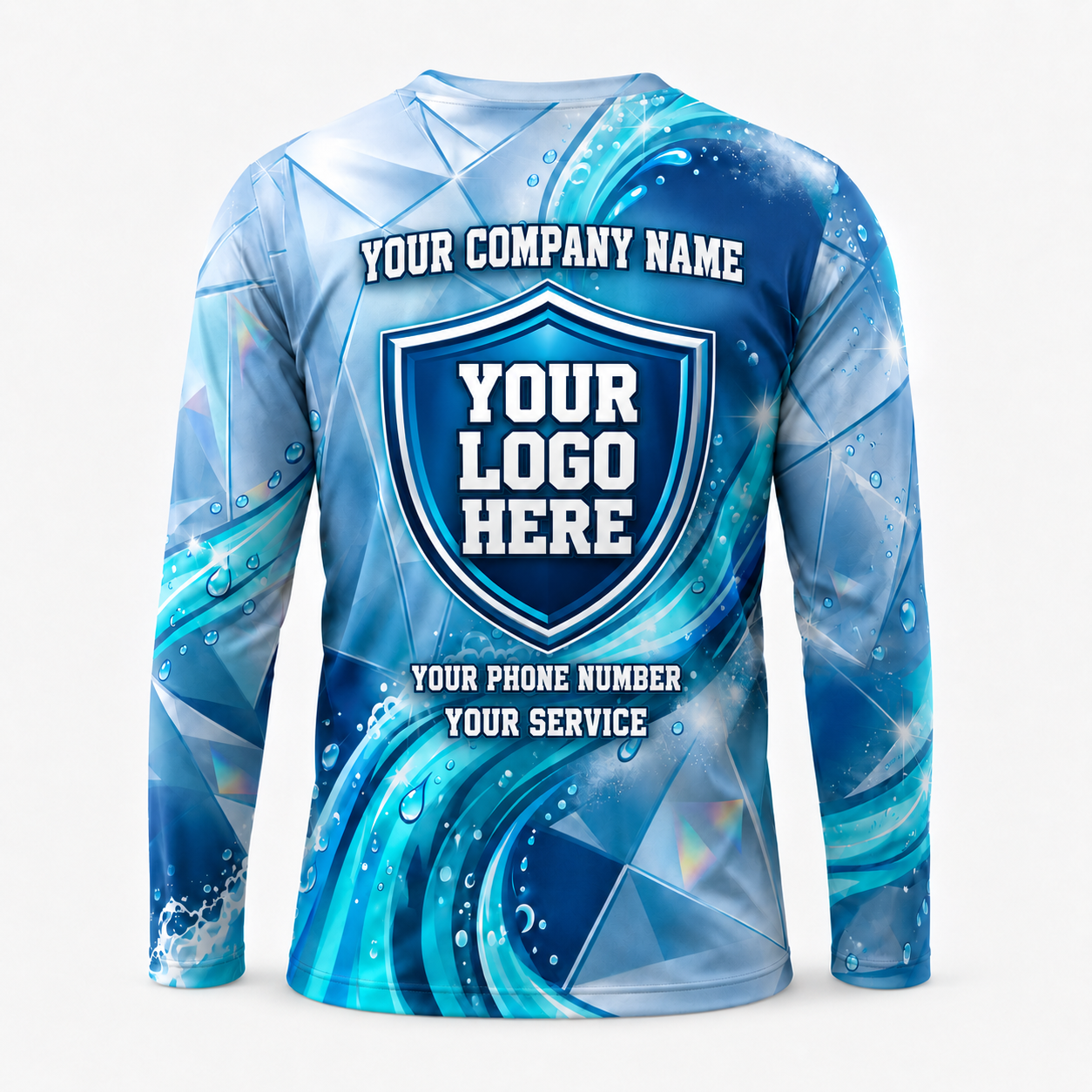 Custom Bleach-Resistant Pressure Washing Uniform Shirt 175
