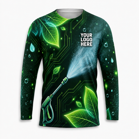 Custom Bleach-Resistant Pressure Washing Uniform Shirt 181
