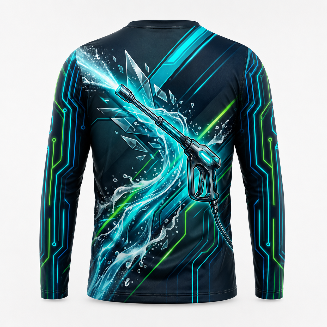 Custom Bleach-Resistant Pressure Washing Uniform Shirt 177