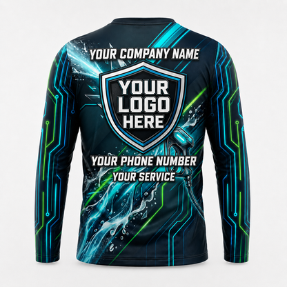 Custom Bleach-Resistant Pressure Washing Uniform Shirt 177