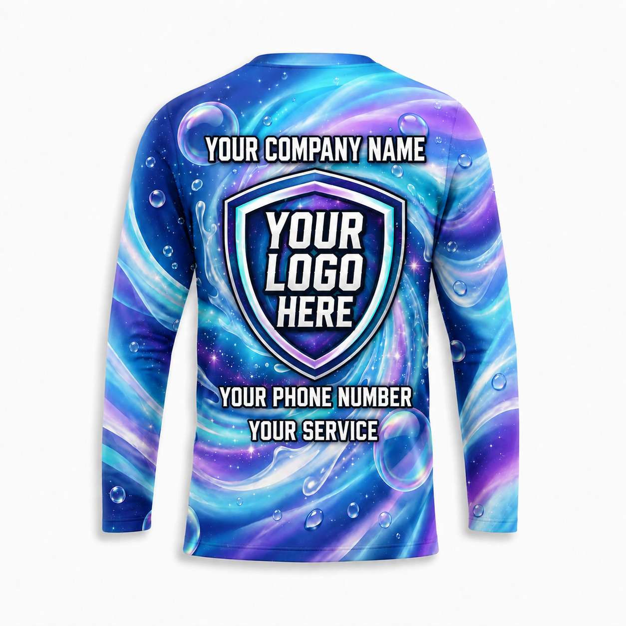 Custom Bleach-Resistant Pressure Washing Uniform Shirt 178