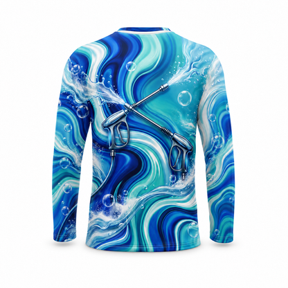 Custom Bleach-Resistant Pressure Washing Uniform Shirt 179