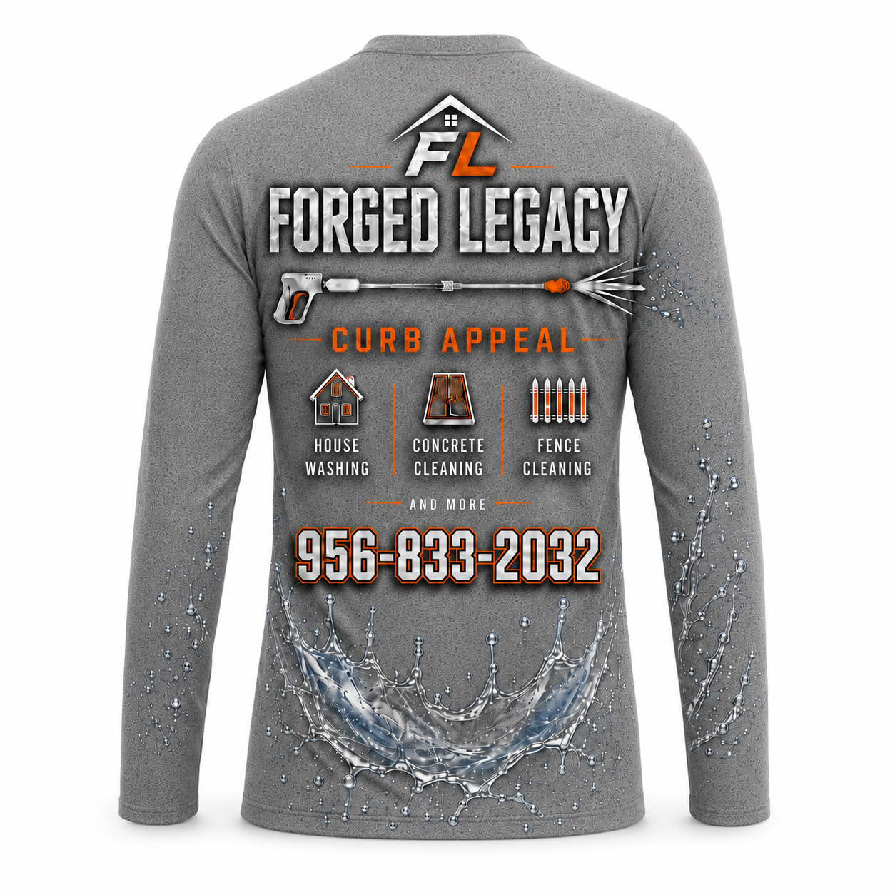 Custom FL Curb Appeal Pressure Washing Shirt