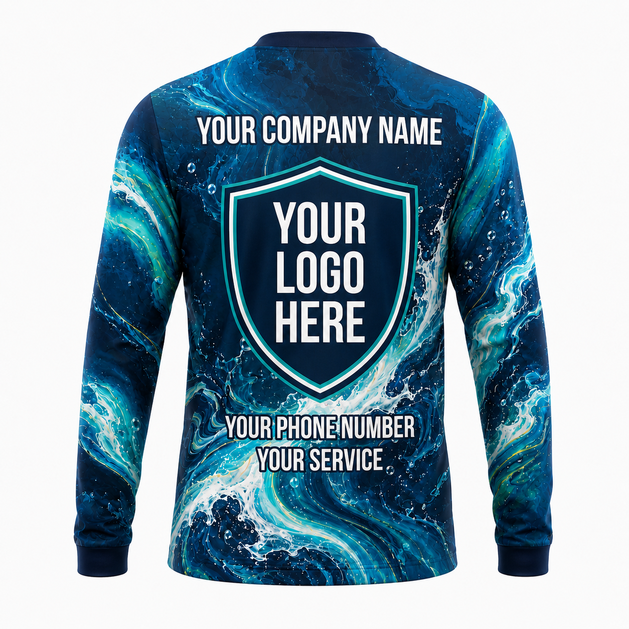 Custom Bleach-Resistant Pressure Washing Uniform Shirt 169