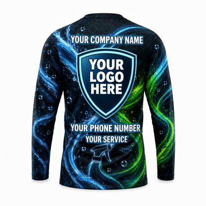 Custom Bleach-Resistant Pressure Washing Uniform Shirt 170