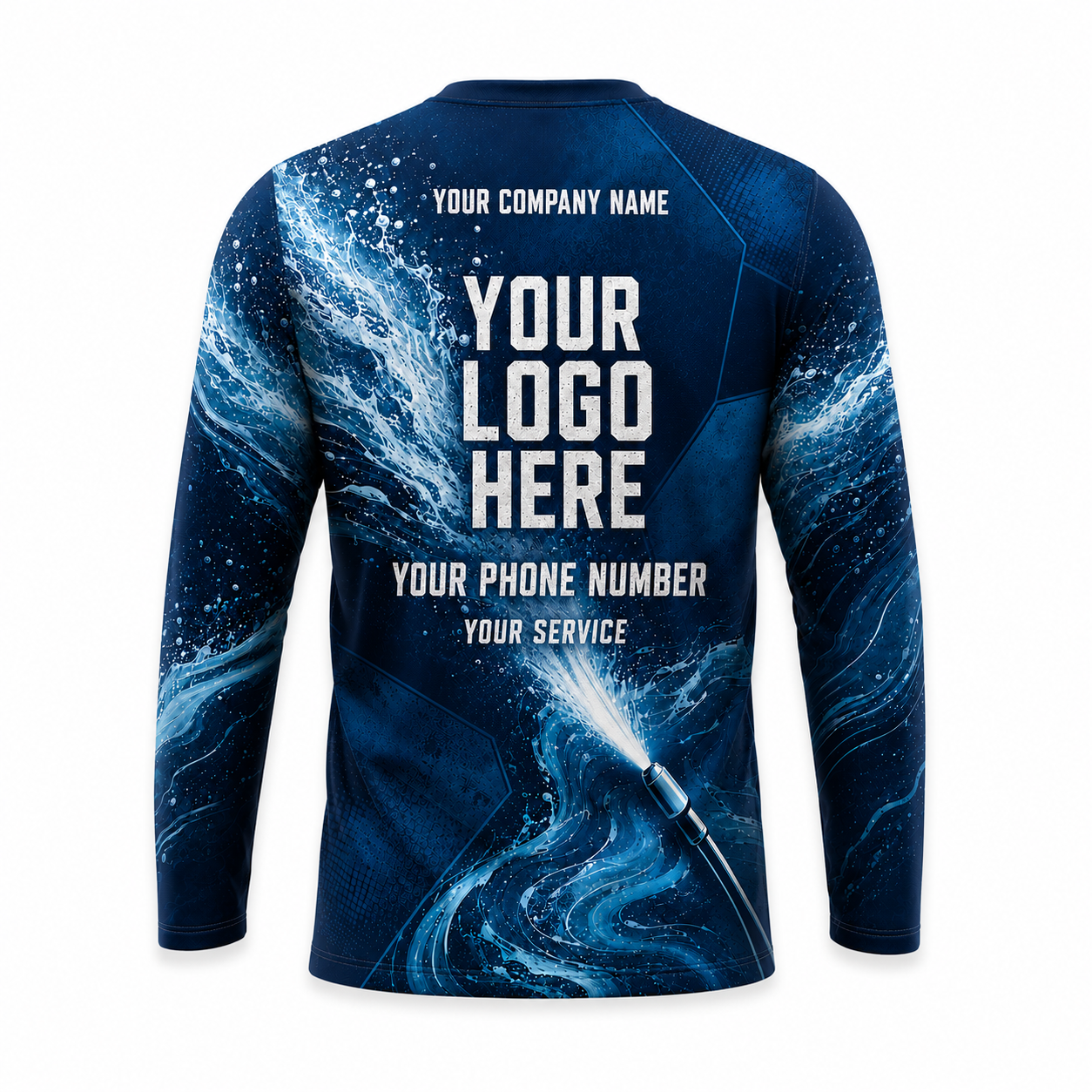 Custom Bleach-Resistant Pressure Washing Uniform Shirt 171