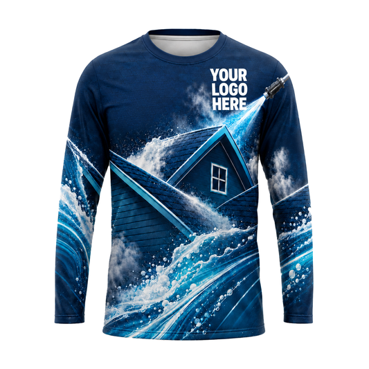 Custom Bleach-Resistant Pressure Washing Uniform Shirt 172