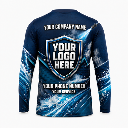 Custom Bleach-Resistant Pressure Washing Uniform Shirt 172
