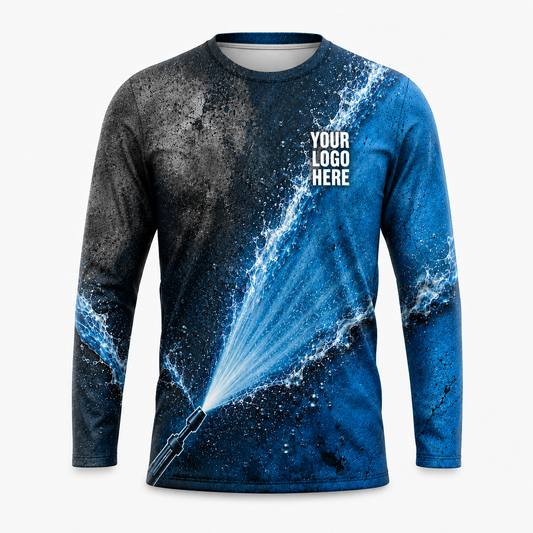 Custom Bleach-Resistant Pressure Washing Uniform Shirt 173