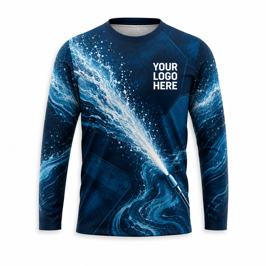 Custom Bleach-Resistant Pressure Washing Uniform Shirt 171