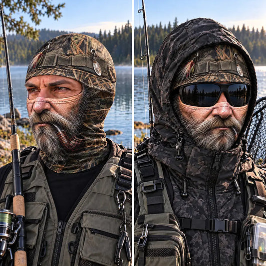 MollyTee Old Fisherman Pipe Funny Face Balaclava Face Mask