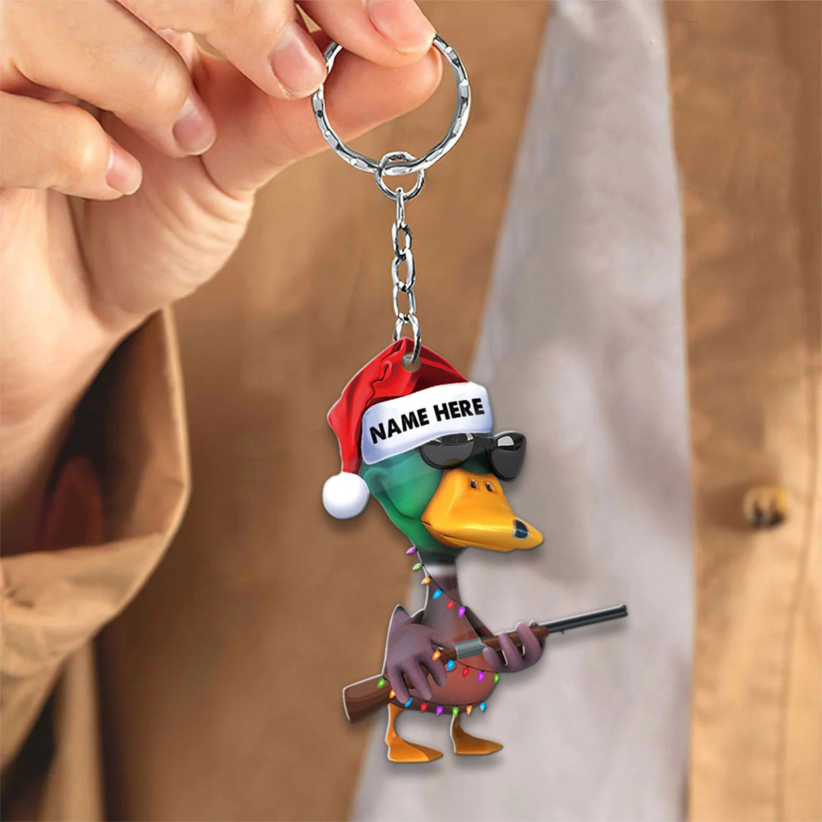 MollyTee Personalized Funny Duck Hunting Acrylic Christmas Ornament Custom Gift for Hunters & Outdoor Lovers - image 2