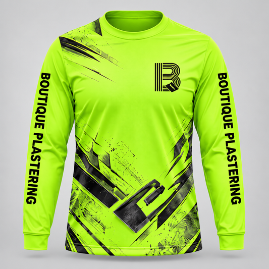 Custom Construction & Plastering Business Logos & The cross Green Version