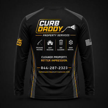 Custom Curb daddy property services Pressure Washing Shirt