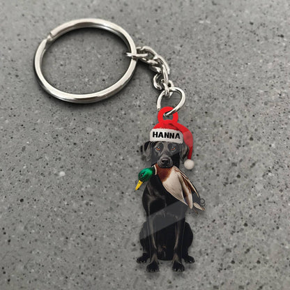 MollyTee Personalized Hunting Dog Christmas Ornament with Duck - Custom Name Lab Retriever Holiday Decor - image 3